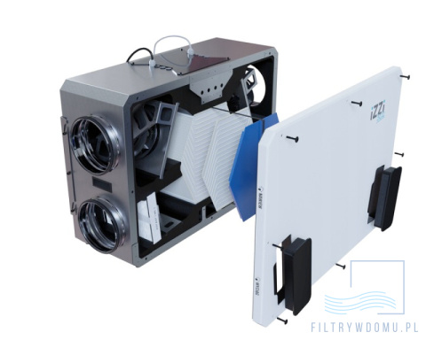 Rekuperator iZZi 302 ERV + moduł WiFi + moduł stałego przepływu (wersja lewa) Rekuperator iZZi 302 ERV + moduł WiFi + moduł stałego przepływu (wersja lewa)