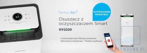 Osuszacz i oczyszczacz powietrza Perfect Air Concept OV2216 Osuszacz i oczyszczacz powietrza Perfect Air Concept OV2216