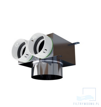 Skrzynka rozprężna stalowa Pe-Flex 2x75mm do przedłużenia Skrzynka rozprężna stalowa Pe-Flex 2x75mm do przedłużenia