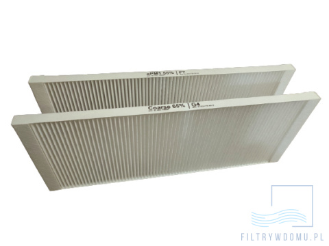 Oryginalne Filtry Vasco D275 IIIE komplet G4/F7 Oryginalne Filtry Vasco D275 IIIE komplet G4/F7
