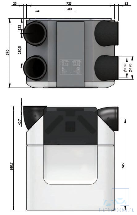 Rekuperator AERISnext 350 Rekuperator AERISnext 350
