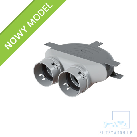Skrzynka rozprężna Pe-Flex 2x75mm nyplowa (montaż sufit) Skrzynka rozprężna Pe-Flex 2x75mm nyplowa (montaż sufit)